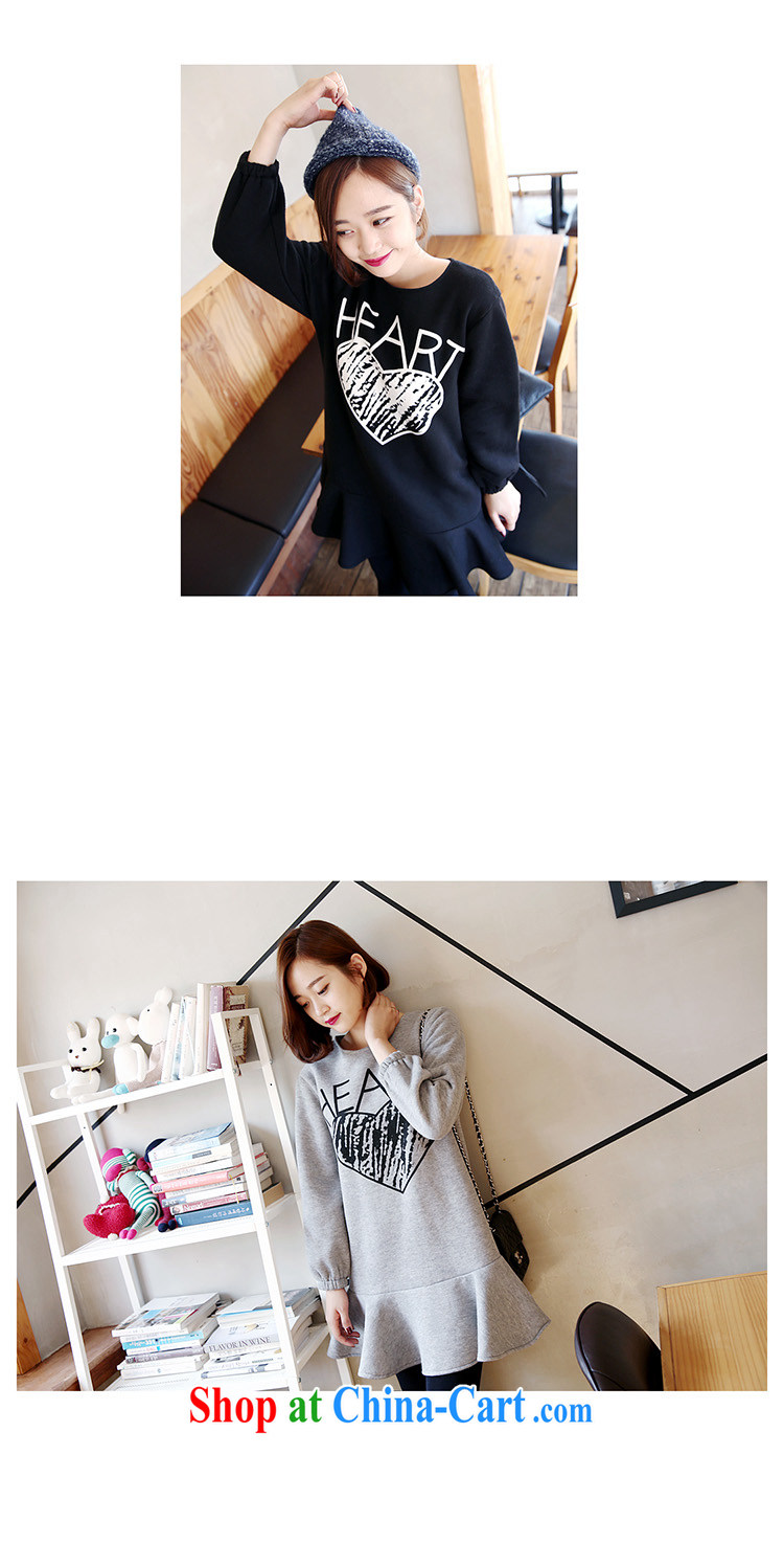 The sea 2015 spring new European version, long, cotton and the obesity-mm waist graphics thin larger female dresses girls T-shirt 8282 black XXXL/165 - 200 Jack pictures, price, brand platters! Elections are good character, the national distribution, so why buy now enjoy more preferential! Health