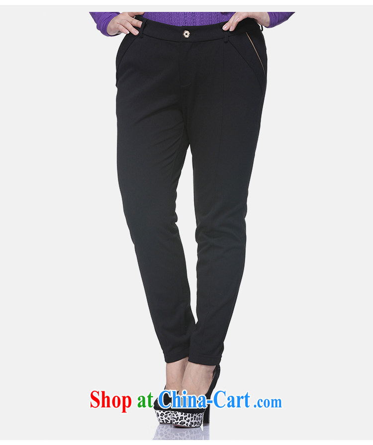 Slim LI Sau 2014 autumn and winter new, larger female fashion hit color reference and elastic pencil trousers castor pants pants trousers Q 6658 black XL pictures, price, brand platters! Elections are good character, the national distribution, so why buy now enjoy more preferential! Health