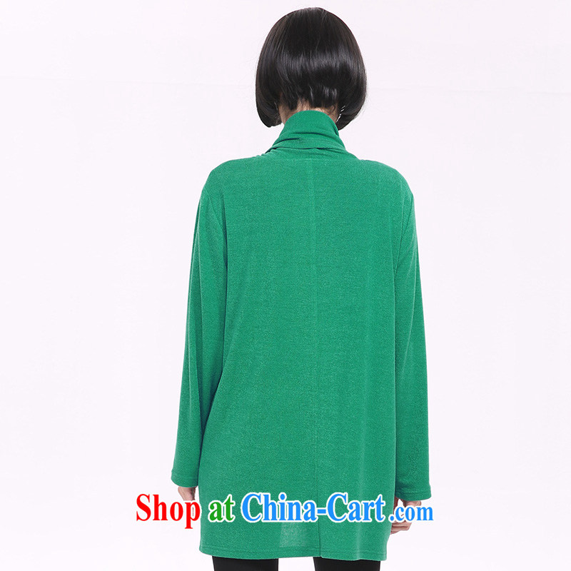 Mephidross has long honey, and indeed increase, female fat mm spring 2015 new Korean version, long, long-sleeved knitted sweater jacket 5206 green code 5 XL 200 jack, evergreens economy Honey (MENTIMISI), and, on-line shopping