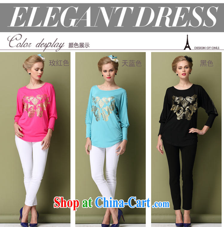 Connie's dream 2015 spring new products in Europe and high-end the fat XL female solid shirt thick mm lace stitching stamp long-sleeved shirt T B women of 0279 red XXXXXL pictures, price, brand platters! Elections are good character, the national distribution, so why buy now enjoy more preferential! Health