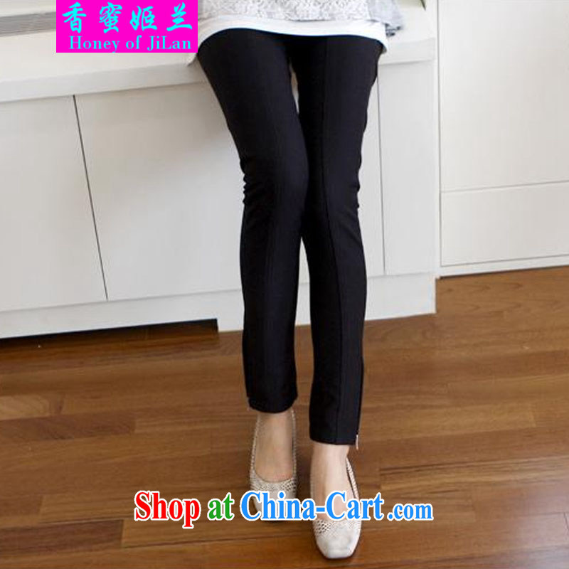 Xiang Mihu-hee, 2014 autumn and winter new pregnant women trousers Cotton High pop-up Center Line side zip black XL, Xiang Mihu-hee (XIANGMIJLAN), and, on-line shopping