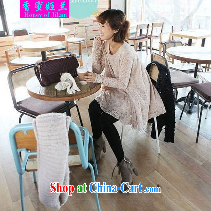 Fragrant honey-hee, 2014 new stylish pregnant women dress with loose long-sleeved pregnant women pregnant women with lace skirt pregnant women dress card its color M, Xiang Mihu-hee (XIANGMIJLAN), online shopping