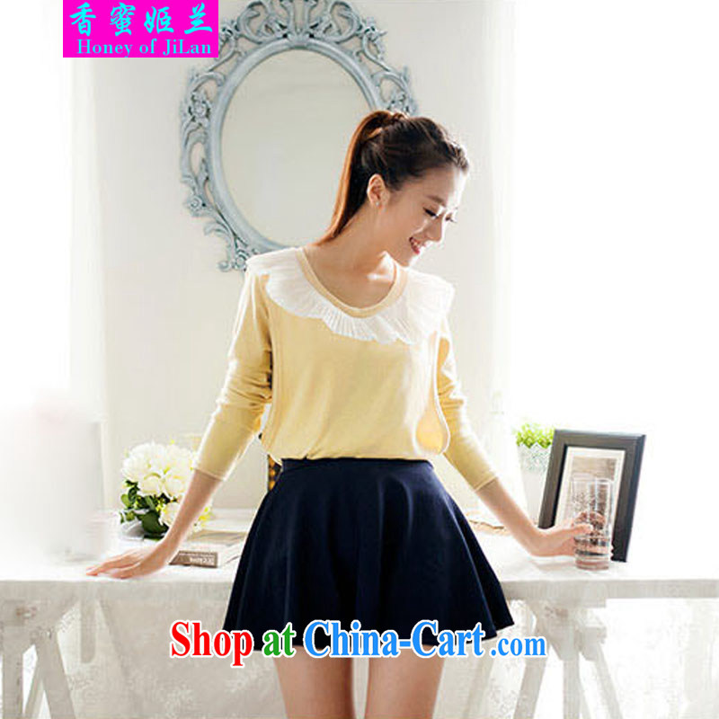 Fragrant honey-hee, 2014 Stylish spring solid out lace breast-feeding and clothing home feed T-shirt 3301 #apricot L, Xiang Mihu-hee (XIANGMIJLAN), shopping on the Internet