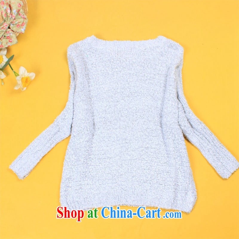 The line spend a lot, girls with new Korean version graphics thin thick mm round-collar card tile bat sleeves 100 a loose sweater, solid through 6172 - 1 100 a light gray, code, sea routes, and shopping on the Internet