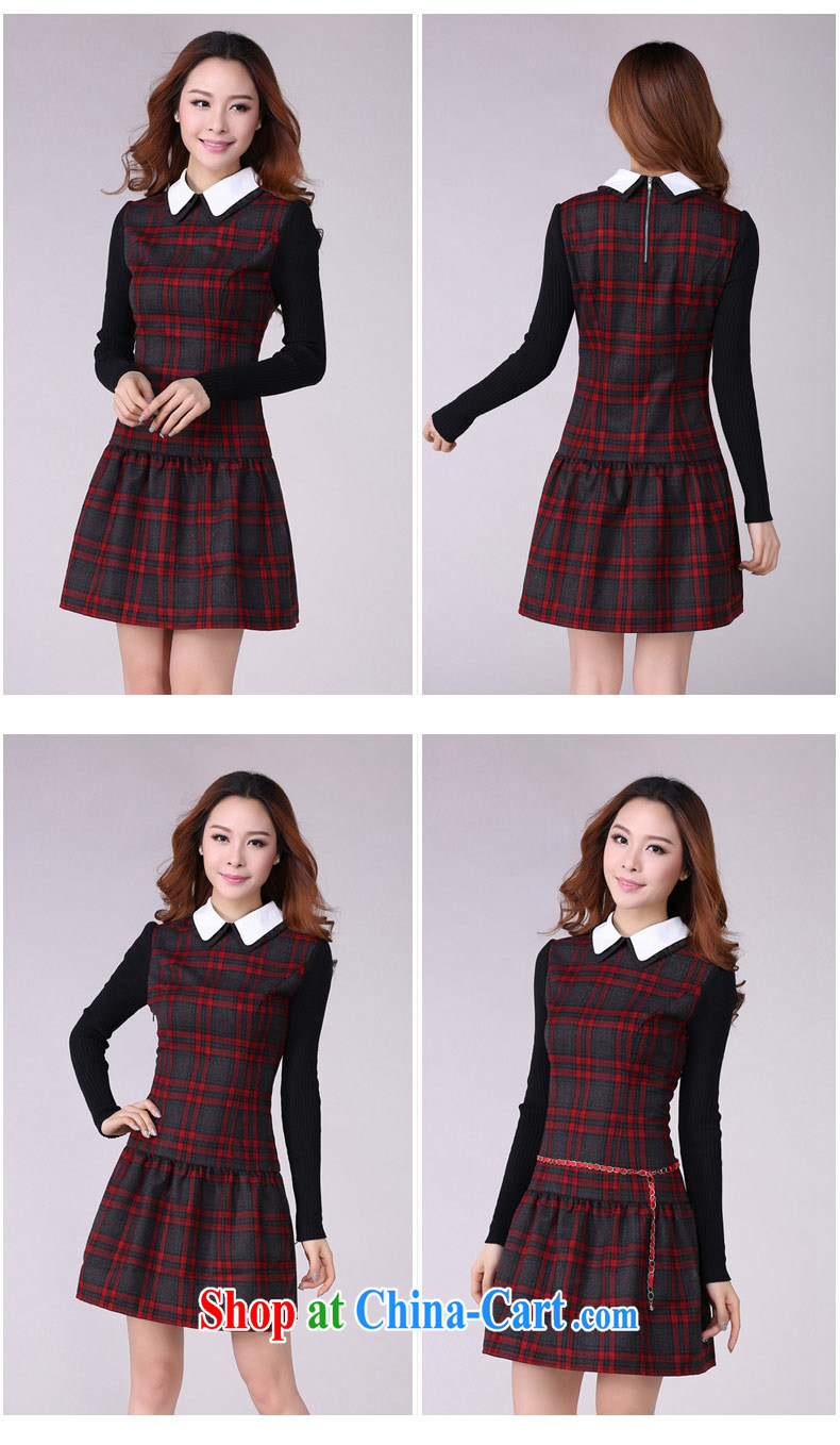 Hi Princess slave Korean thick sister XL girls doll collar long-sleeved dresses beauty skirt solid Y 21,669 red cells - the belt 6 XL/210 Jack left and right pictures, price, brand platters! Elections are good character, the national distribution, so why buy now enjoy more preferential! Health
