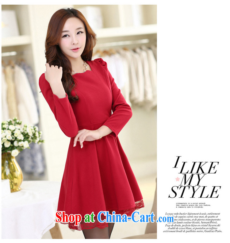 We have 2015 new Korean version a solid color hair beauty is the long-sleeved, dress dresses female D 956 blue XXXL pictures, price, brand platters! Elections are good character, the national distribution, so why buy now enjoy more preferential! Health