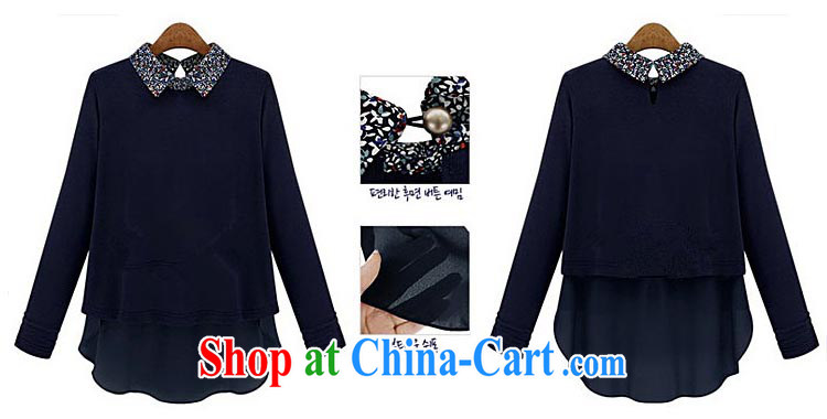 The butterfly Li European site the Code women mm thick 2015 new Autumn with new graphics thin, long, leave two solid shirt girls royal blue XXXXL pictures, price, brand platters! Elections are good character, the national distribution, so why buy now enjoy more preferential! Health