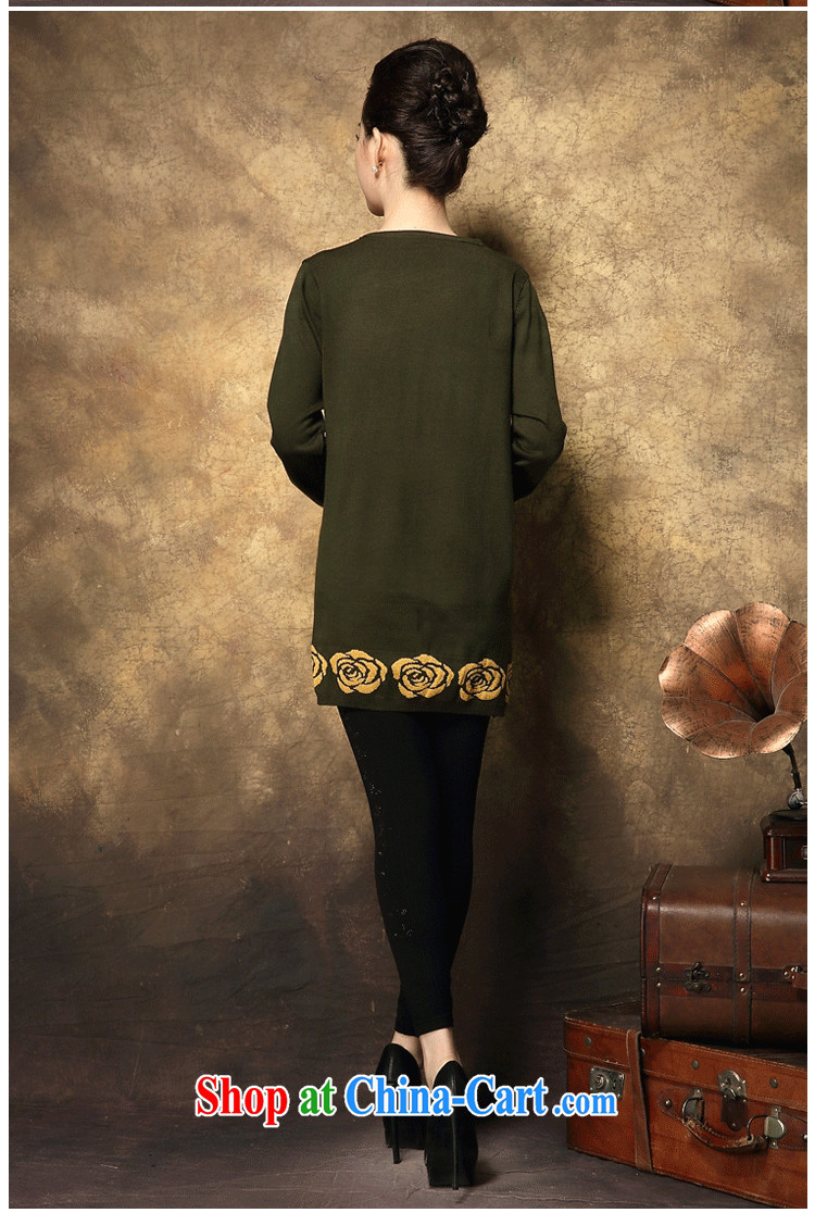 The Code female thick mm spring loaded 2014 long-sleeved sweater knit sweater embroidery ethnic wind graphics thin T-shirt, dark, recommended 105 Jack to Jack 165 pictures, price, brand platters! Elections are good character, the national distribution, so why buy now enjoy more preferential! Health