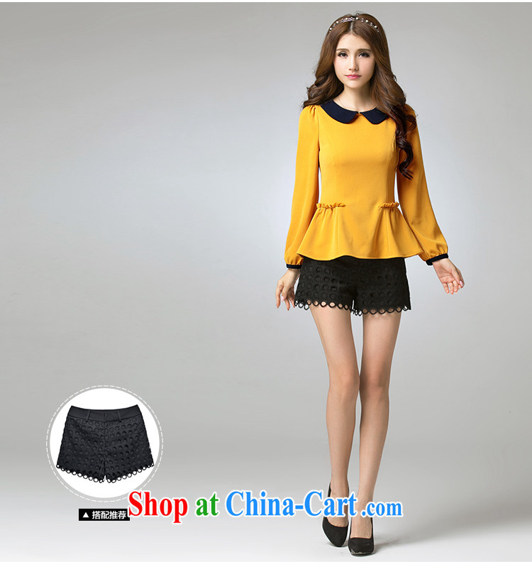 Cross-sectoral expertise provided MM spring new, larger female sweet and fat XL flouncing T long-sleeved shirt, The 2566 royal blue 3 XL pictures, price, brand platters! Elections are good character, the national distribution, so why buy now enjoy more preferential! Health