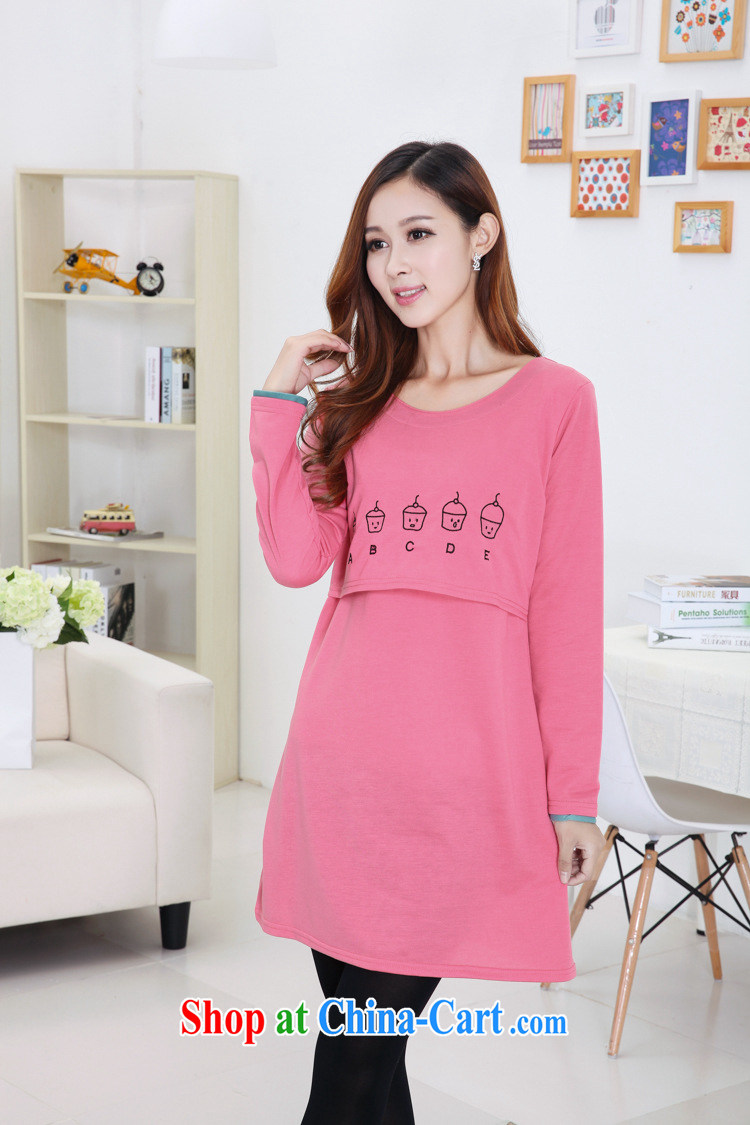 Surplus snow, 2015 new cotton long-sleeved stylish pregnant women with breast-feeding, as well as the stylish nursing with #2439 watermelon red XL pictures, price, brand platters! Elections are good character, the national distribution, so why buy now enjoy more preferential! Health