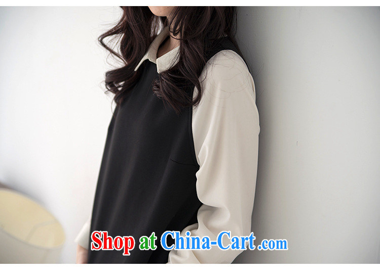MissDonut spring 2015 new, larger female Korean thick mm video thin long-sleeved solid dolls collar skirt black long sleeved shirt, the code L pictures, price, brand platters! Elections are good character, the national distribution, so why buy now enjoy more preferential! Health