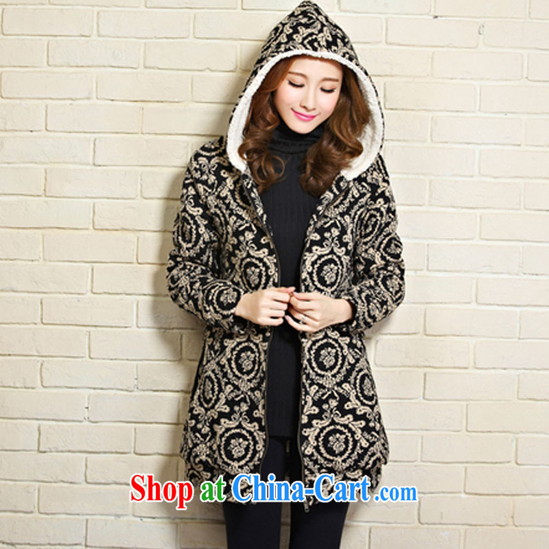 The banchley also, Mrs 2015 spring new female Ethnic Wind thick quilted coat the Code women's coats B 8830 XXL totem, this is Lai (BANCHLEY), shopping on the Internet