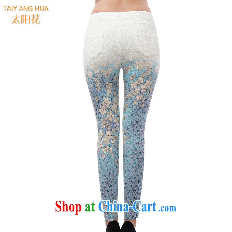 Sun takes the fat increase, female solid pants 2015 new 200 Jack high pop-up thick MM D 3 three-dimensional stamp duty on 100 pants 6216 4 XL (waist 96 - 119 cm), TAI YANG HUA, shopping on the Internet