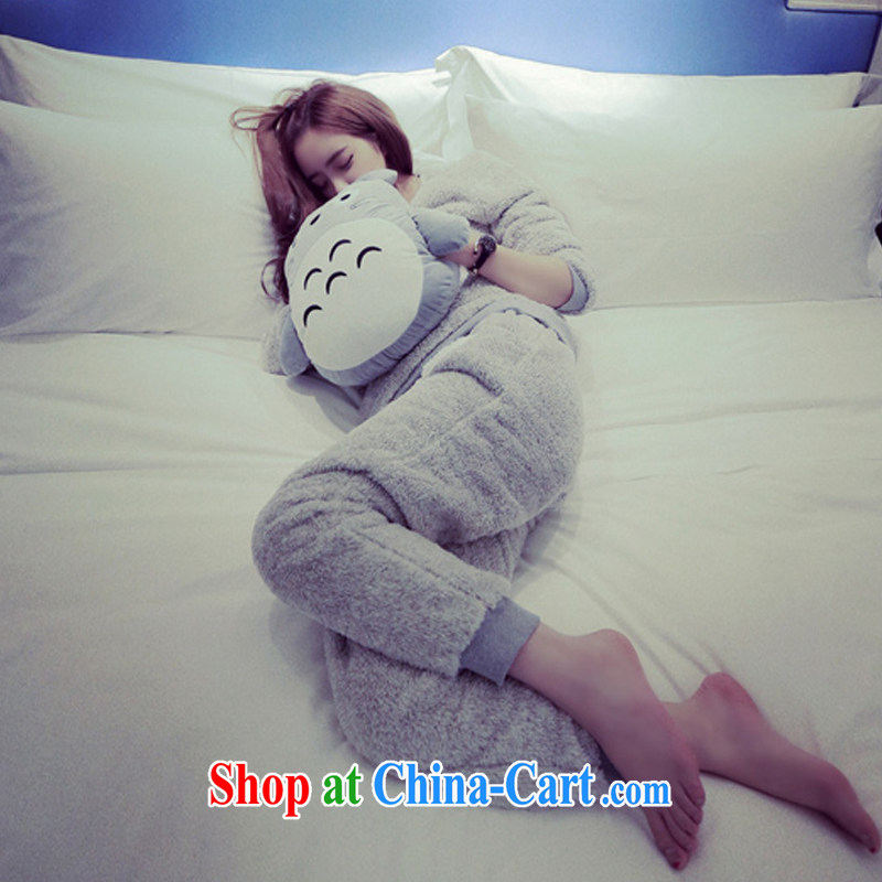 The ethnic cleansing winter clothing new, thick lovely sleep soundly owl coral pajamas home service kit 3628 #Picture Color Code, the 