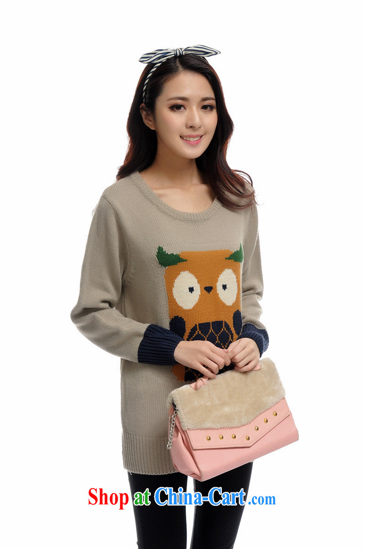Constitution Yi XL blouses 2015 spring new lovely stay wide animals knit-shirt T fat sister is indeed the warm simple and stylish gray large XL 5 190 - 210 Jack pictures, price, brand platters! Elections are good character, the national distribution, so why buy now enjoy more preferential! Health