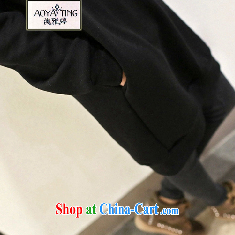 o Ya-ting 2015 spring new owl loose solid shirt and indeed increase, female sweater girl HM 0769 black beauty 100 5 ground XL recommendations 175 - 200 jack, O Ya-ting (aoyating), online shopping