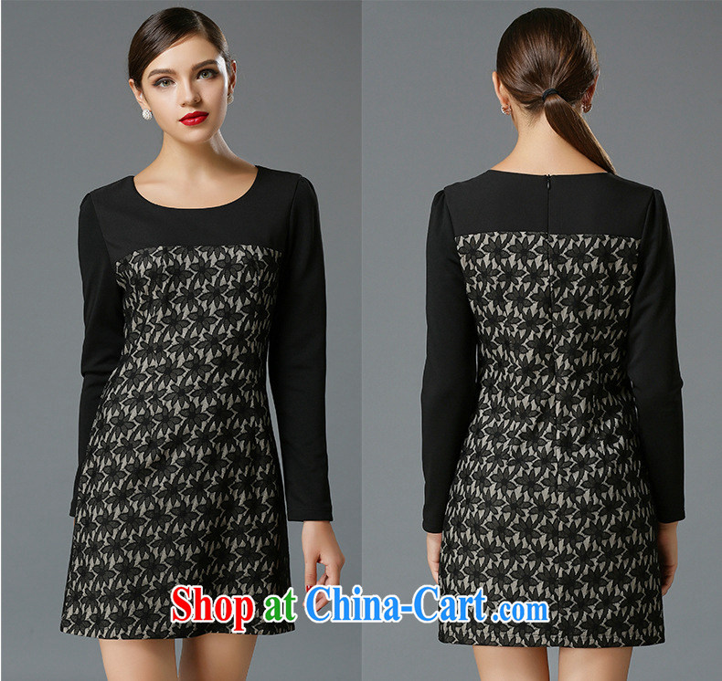 Connie, let the fat increase, women with high-end European and American 2015 spring new elegance beauty graphics thin long-sleeved dresses Y 3329 flower shading XXXXXL pictures, price, brand platters! Elections are good character, the national distribution, so why buy now enjoy more preferential! Health