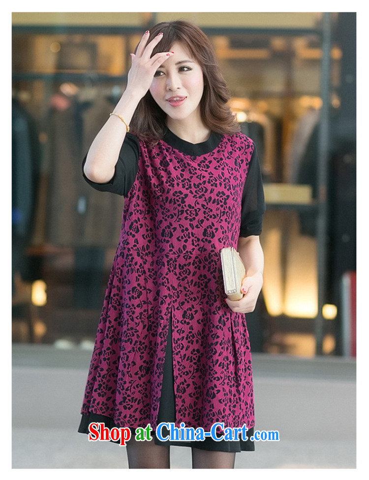 Morning would be the fat XL female thick mm spring 2015 new Korean cuff in graphics thin dresses MOM load the stamp duty for the magenta 5 XL recommendations 190 - 210 Jack pictures, price, brand platters! Elections are good character, the national distribution, so why buy now enjoy more preferential! Health