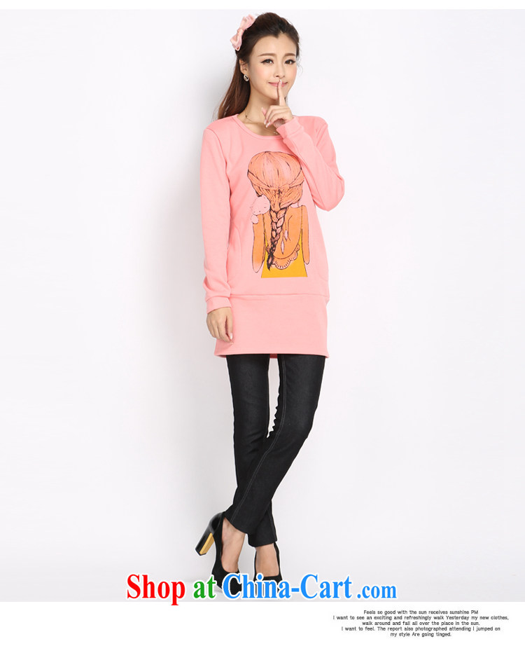 Laurie, flower 2014 XL female autumn and winter clothing thicken the lint-free cloth sweater stamp duty, long, long-sleeved knitted T-shirt T-shirt T-shirt Womens 5018 pink M pictures, price, brand platters! Elections are good character, the national distribution, so why buy now enjoy more preferential! Health