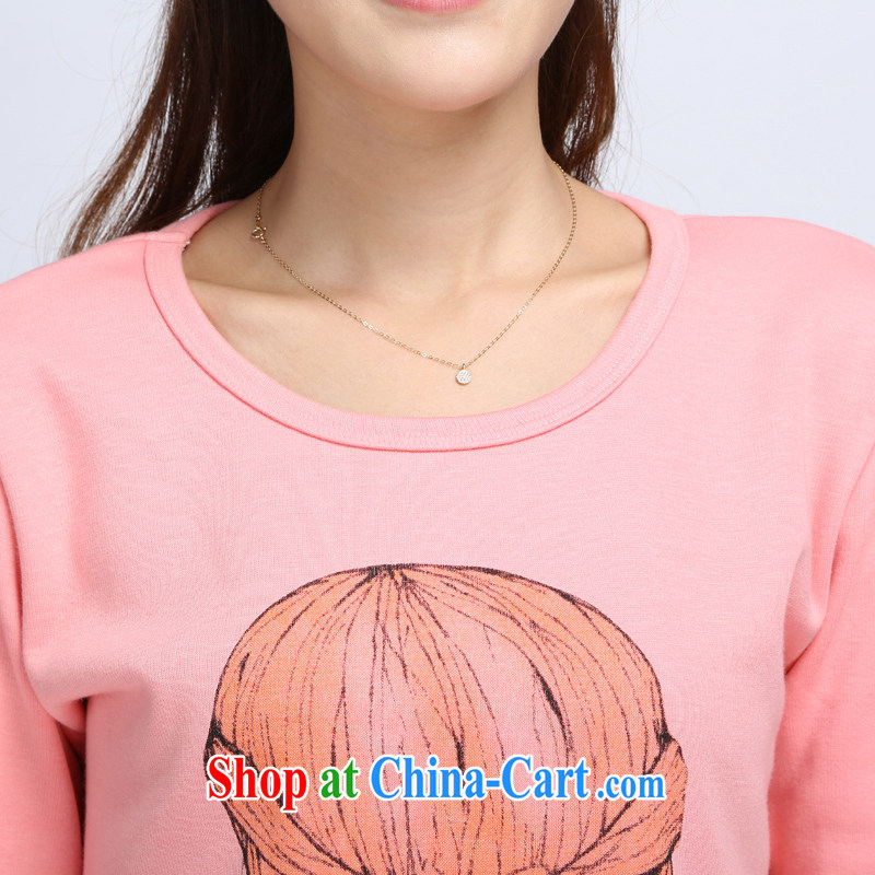 Elizabeth Anne flower, 2014 XL Girls fall/winter clothes thicken the lint-free cloth, clothing and stamp duty, long, long-sleeved knitted T-shirt T-shirt T-shirt Womens 5018 pink M, Shani Flower (Sogni D'oro), online shopping