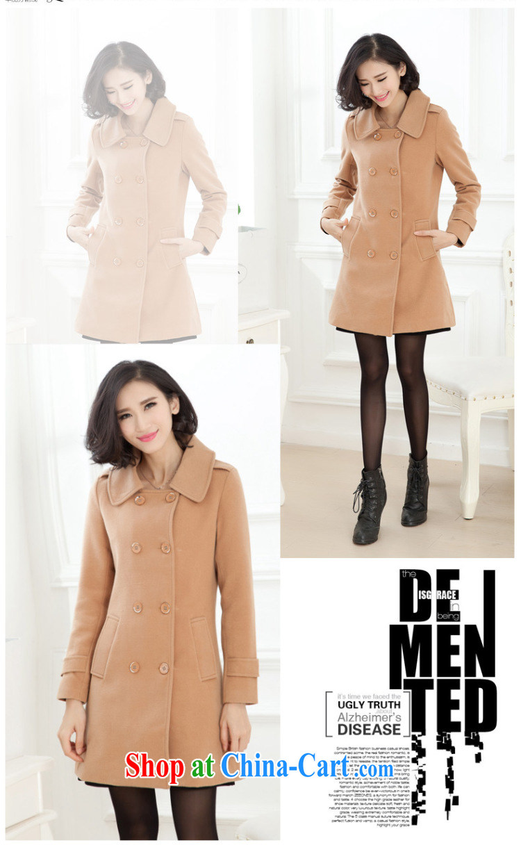2014 mm thick winter clothing NEW GRAPHICS thin it sub-coat and indeed the king, female winter clothing hair is thick coat in mm long Graphics thin beauty coat khaki XXXXL pictures, price, brand platters! Elections are good character, the national distribution, so why buy now enjoy more preferential! Health
