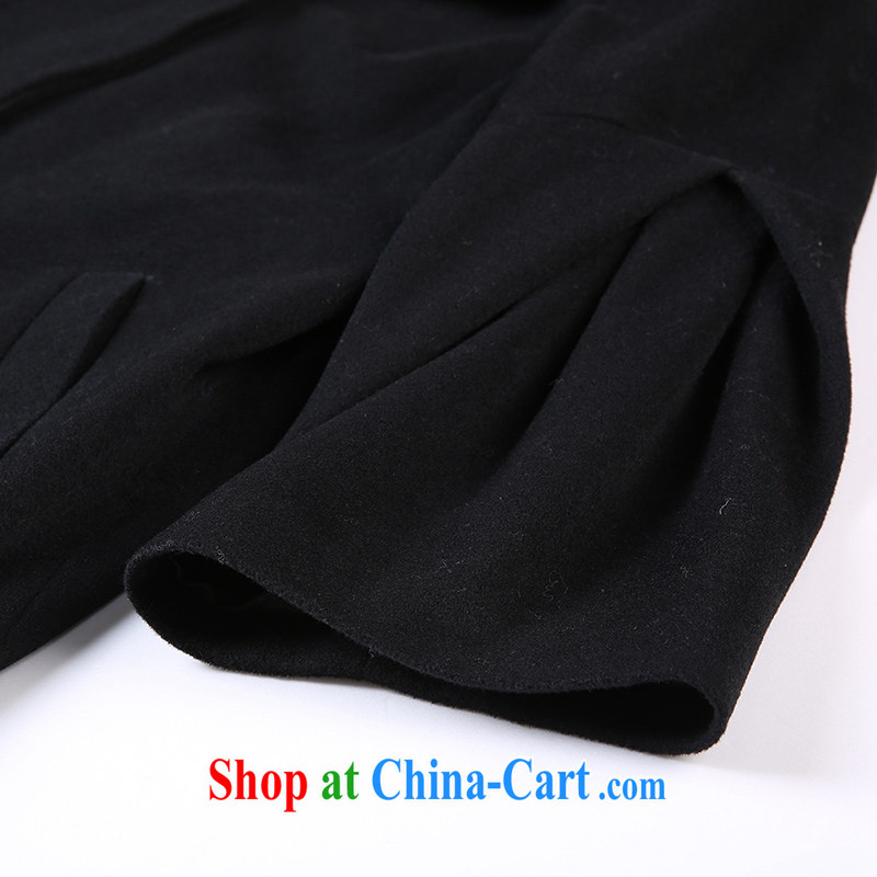 The wool, female black Q 6206 black XL, slim Li-su, and shopping on the Internet