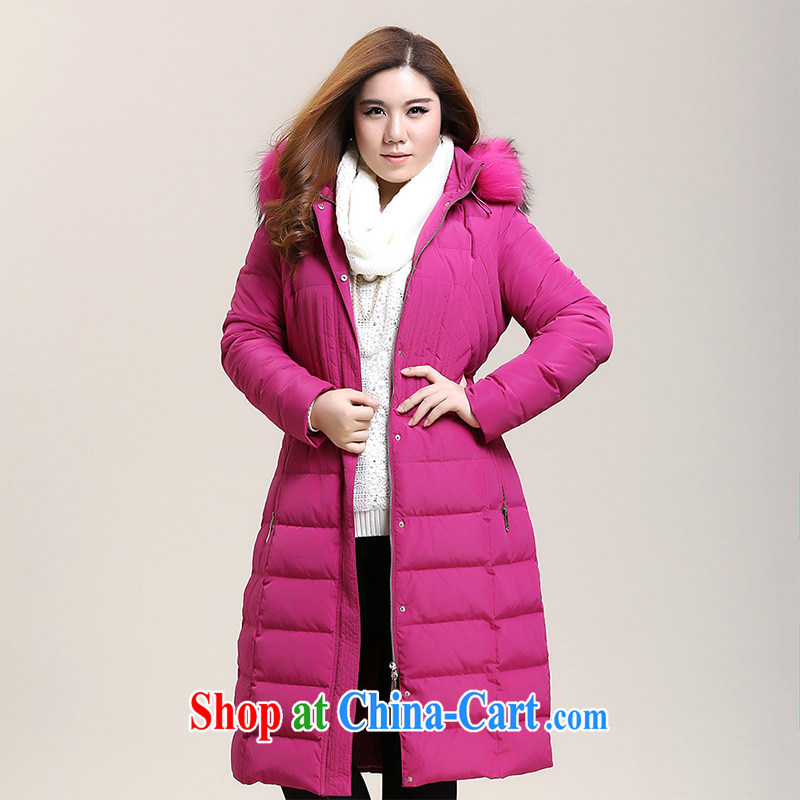 Slim Li Sau-autumn and winter new larger female Korean Beauty campaign sub-cap thick video slim, jacket coat (removable cap for 6021 Q of deep red 4 XL, slim Li-su, and shopping on the Internet