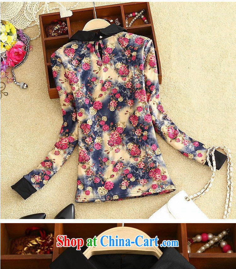 The fat XL female Jack mm thick winter clothes long-sleeved T-shirt solid fat sister and lint-free cloth thick T pension F 5608 Daisy color the code 4 XL pictures, price, brand platters! Elections are good character, the national distribution, so why buy now enjoy more preferential! Health
