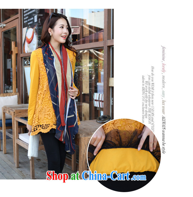 Korean relaxed thick sister leave two-piece the lint-free cloth lace solid T-shirt larger graphics Thin women mm thick winter - YY 887,800 Kang yellow large code 4 XL code pictures, price, brand platters! Elections are good character, the national distribution, so why buy now enjoy more preferential! Health