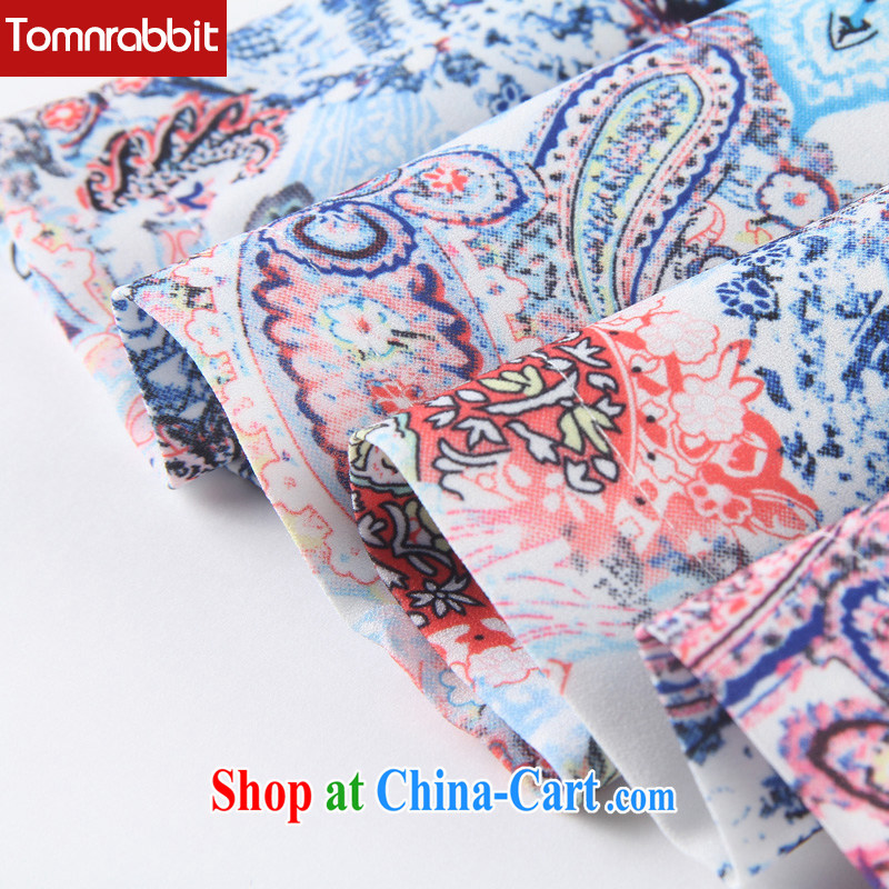 The Tomnrabbit Code women's clothing dresses new spring 2015 the fertilizer and high-end European and American original design style package and further skirt picture color the code XXL, Tomnrabbit, shopping on the Internet
