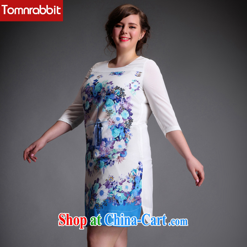 The Tomnrabbit code female dresses new products in Europe and high-end and indeed has been increased, and mm thick spring 2015, long skirt picture color the code XXXXL, Tomnrabbit, shopping on the Internet