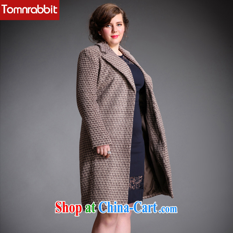 Tomnrabbit spring 2015 the code female new European and American high-end big bird 1000, gross long-sleeved jacket that coat picture color the code XXXL, Tomnrabbit, shopping on the Internet