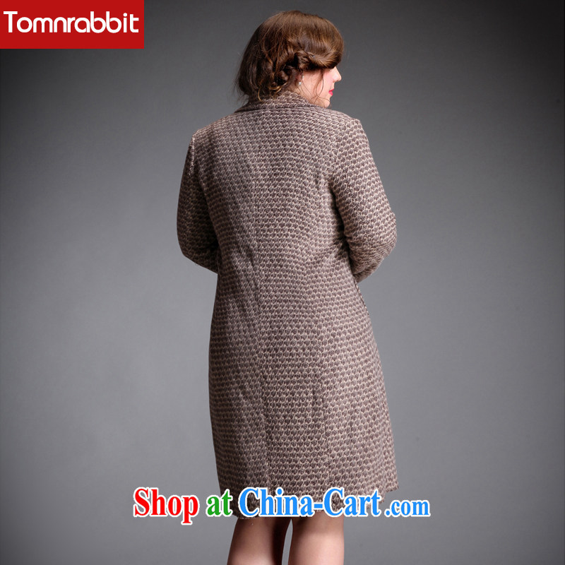 Tomnrabbit spring 2015 the code female new European and American high-end big bird 1000, gross long-sleeved jacket that coat picture color the code XXXL, Tomnrabbit, shopping on the Internet