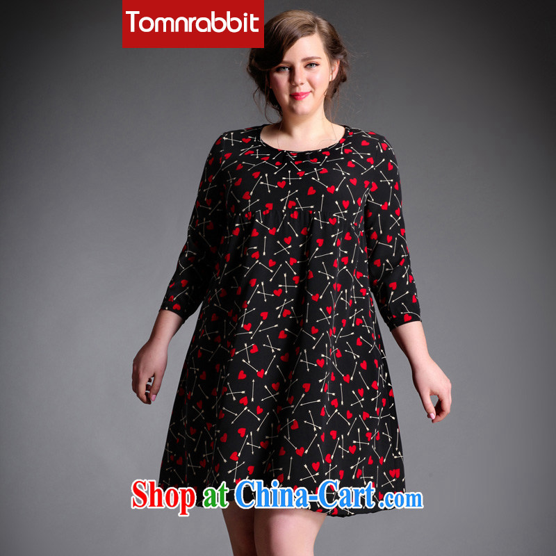 The Tomnrabbit Code women's clothing dresses New Products mm thick spring 2015, 7 of the cuff is more lenient, stamp A Field skirt picture color the code XXXL