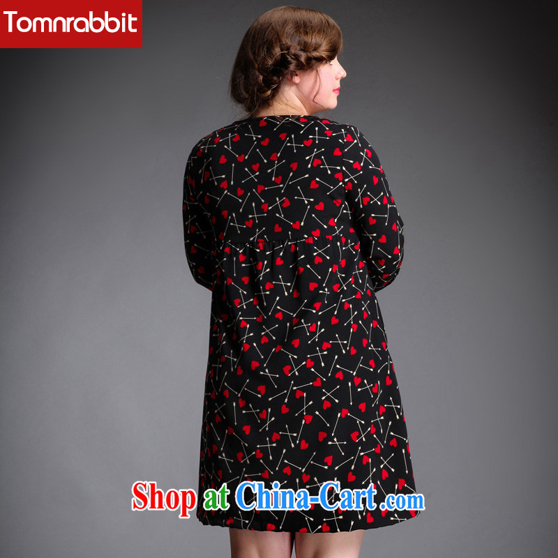 The Tomnrabbit Code women's clothing dresses New Products mm thick spring 2015 paragraph 7 of the cuff is more lenient, stamp A field skirt picture color the code XXXL, Tomnrabbit, shopping on the Internet