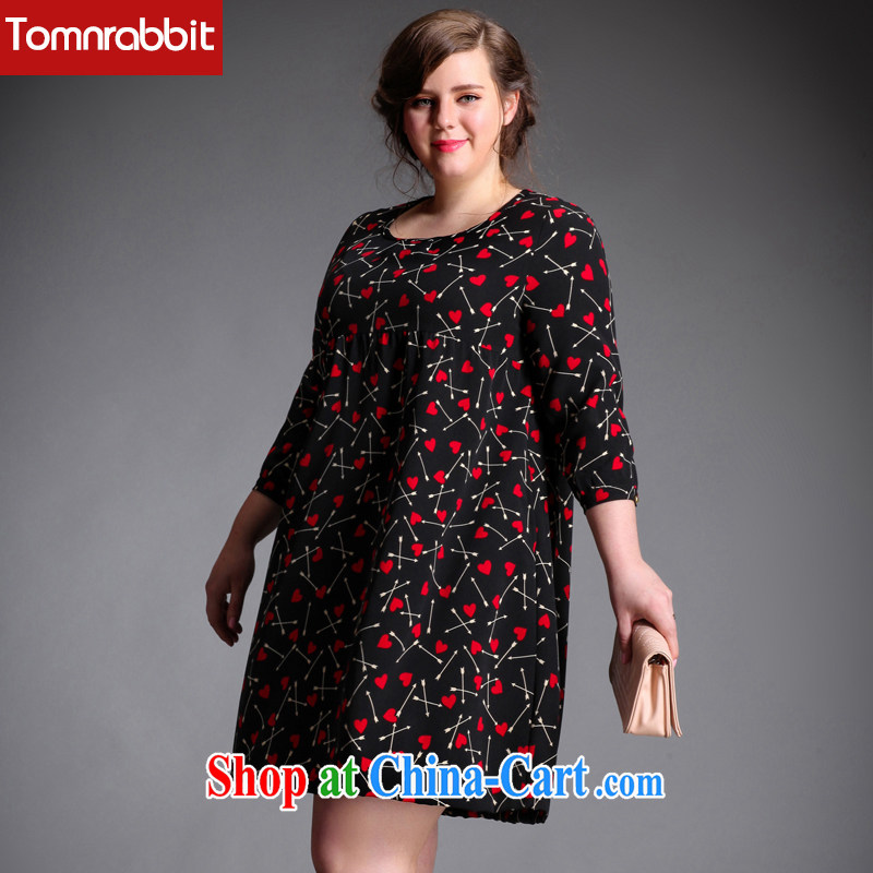 The Tomnrabbit Code women's clothing dresses New Products mm thick spring 2015 paragraph 7 of the cuff is more lenient, stamp A field skirt picture color the code XXXL, Tomnrabbit, shopping on the Internet
