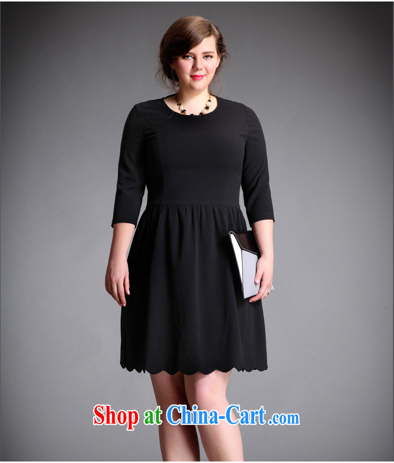 Tomnrabbit larger female dresses new spring 2015, mm thick video gaunt the Rome the solid color-waist skirt black large code L pictures, price, brand platters! Elections are good character, the national distribution, so why buy now enjoy more preferential! Health