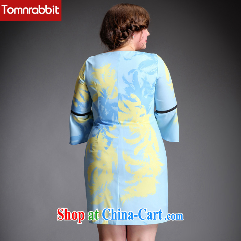 The Tomnrabbit Code women's clothing dresses new spring 2015, V RULES FOR FURTHER dress thick sister stylish horn cuff skirt picture color the code XL, Tomnrabbit, shopping on the Internet
