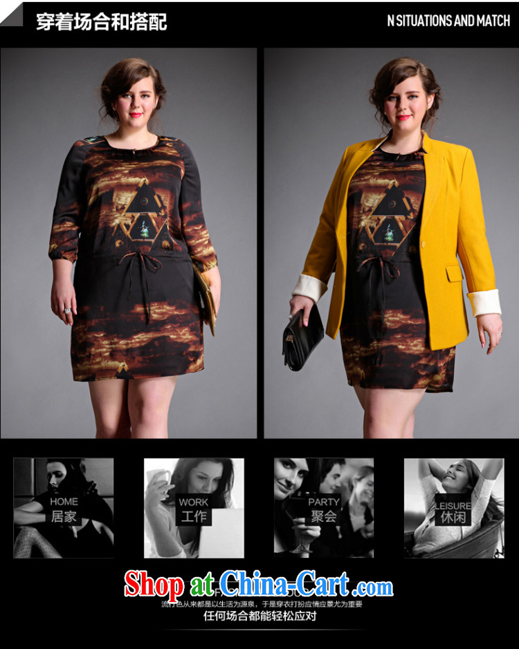 The Tomnrabbit code female dresses new spring 2015, mm thick and indeed increase has been barrel-type emulation silk skirt picture color the code XXXL pictures, price, brand platters! Elections are good character, the national distribution, so why buy now enjoy more preferential! Health