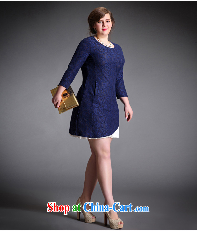 The Tomnrabbit code female dresses new spring 2015, the fertilizer and original design thick mm beauty graphics thin stylish skirt Navy large code XXXX stock pictures, price, brand platters! Elections are good character, the national distribution, so why buy now enjoy more preferential! Health