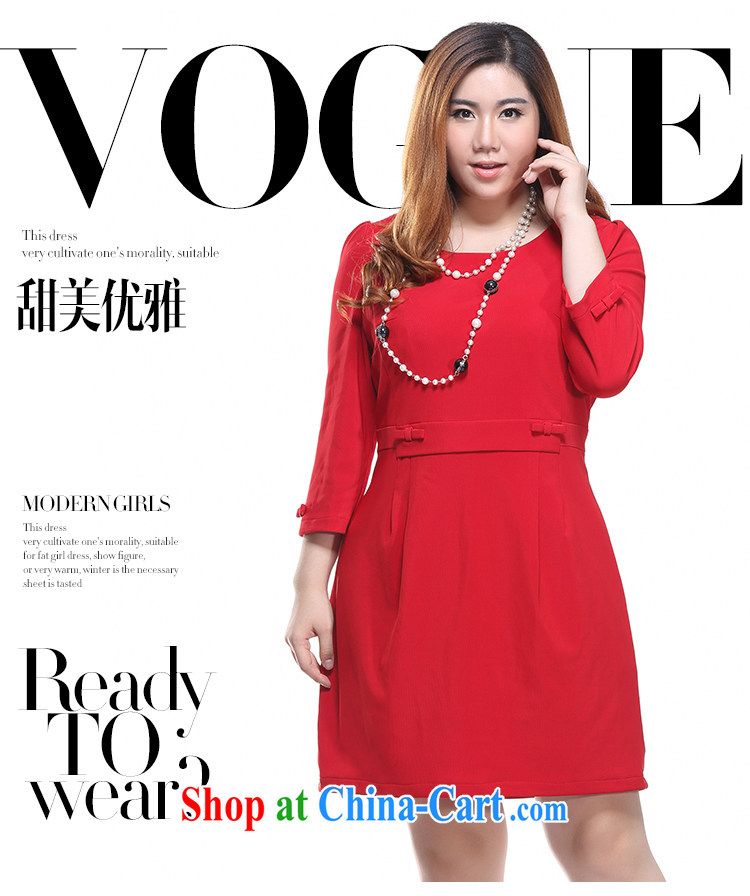 2015 the Li Su-XL ladies spring new round-collar 7 cuffs, long dresses beauty Q 7000 red XL pictures, price, brand platters! Elections are good character, the national distribution, so why buy now enjoy more preferential! Health