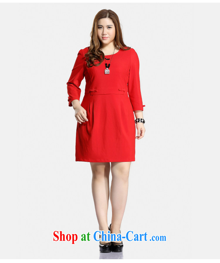 2015 the Li Su-XL ladies spring new round-collar 7 cuffs, long dresses beauty Q 7000 red XL pictures, price, brand platters! Elections are good character, the national distribution, so why buy now enjoy more preferential! Health