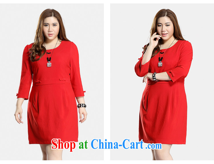 2015 the Li Su-XL ladies spring new round-collar 7 cuffs, long dresses beauty Q 7000 red XL pictures, price, brand platters! Elections are good character, the national distribution, so why buy now enjoy more preferential! Health