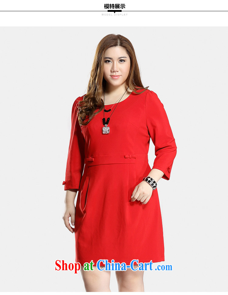 2015 the Li Su-XL ladies spring new round-collar 7 cuffs, long dresses beauty Q 7000 red XL pictures, price, brand platters! Elections are good character, the national distribution, so why buy now enjoy more preferential! Health