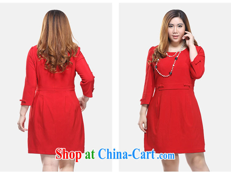 2015 the Li Su-XL ladies spring new round-collar 7 cuffs, long dresses beauty Q 7000 red XL pictures, price, brand platters! Elections are good character, the national distribution, so why buy now enjoy more preferential! Health