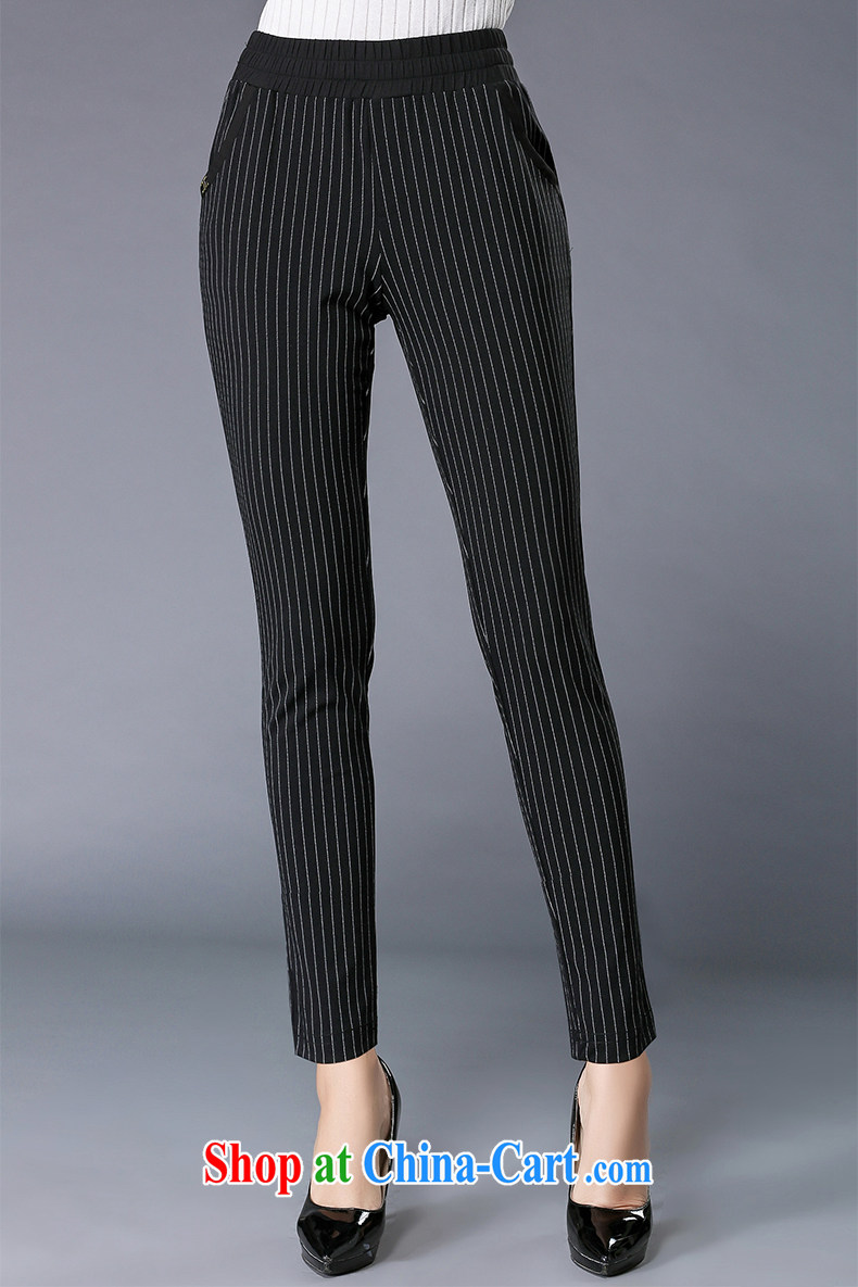 Connie, let the fat XL female 200 Jack 2015 spring new thick mm video thin pants black-and-white striped elastic female long pants Y 3310 black-and-white stripe XXXL pictures, price, brand platters! Elections are good character, the national distribution, so why buy now enjoy more preferential! Health