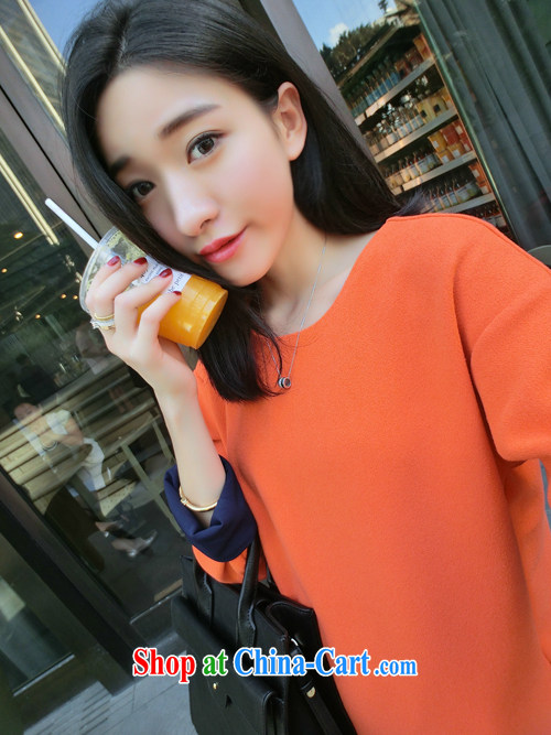 Surplus snow, 2015 Korean version of the new, pregnant women dress loose the code Solid Color long-sleeved wool skirt is thick MM dresses #016 orange XXL pictures, price, brand platters! Elections are good character, the national distribution, so why buy now enjoy more preferential! Health
