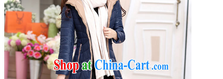 The fat XL female quilted coat in winter, thick MM 200 Jack cotton clothing King Size Code for graphics thin parka brigades