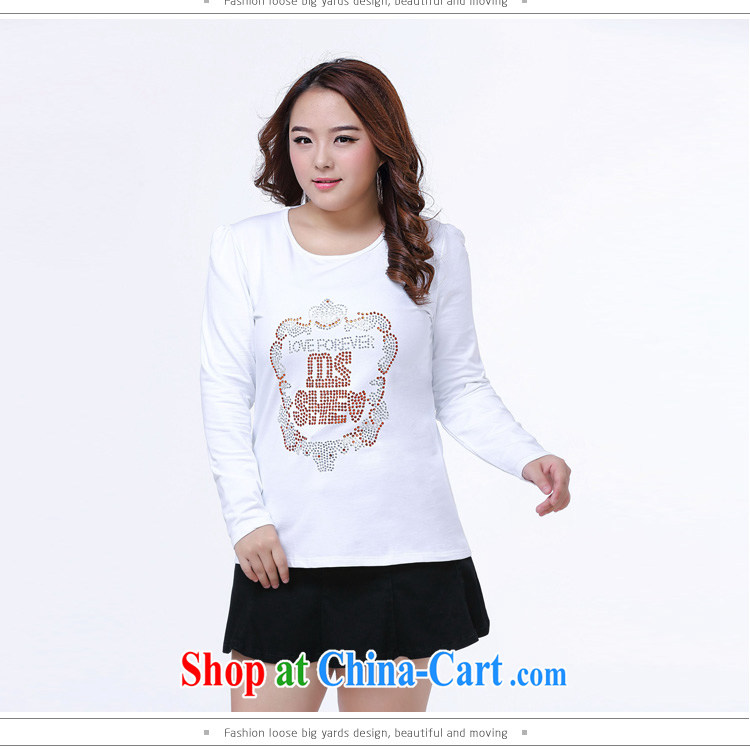 Rvel 2015 spring new staple Pearl lace-up code and indeed graphics thin black white blouses solid-colored long-sleeved shirt T female P 103 white 4XL (170 to 190 jack) pictures, price, brand platters! Elections are good character, the national distribution, so why buy now enjoy more preferential! Health