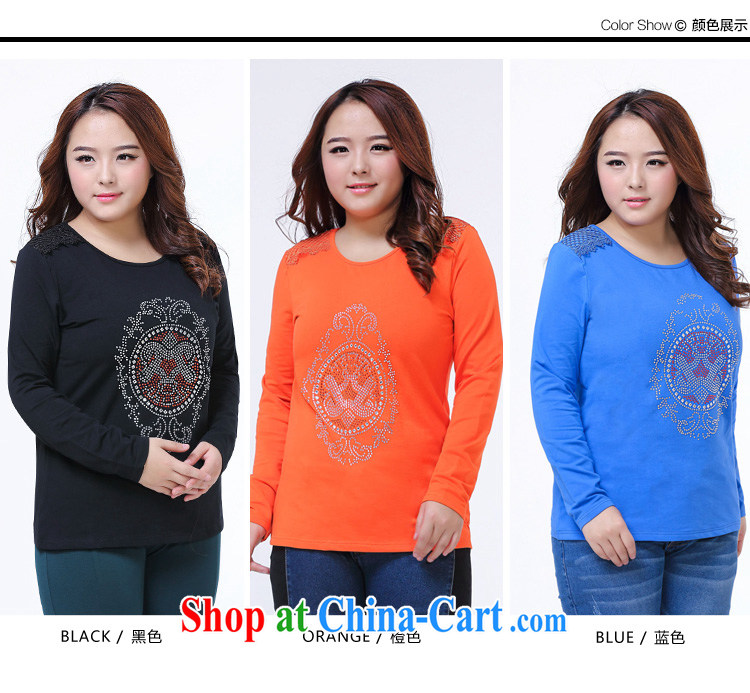 Rvel 2015 spring new staple-ju thick MM XL and indeed graphics thin black blouses solid long-sleeved shirt T female P 104 black 4XL (recommended 170 to 190 jack) pictures, price, brand platters! Elections are good character, the national distribution, so why buy now enjoy more preferential! Health
